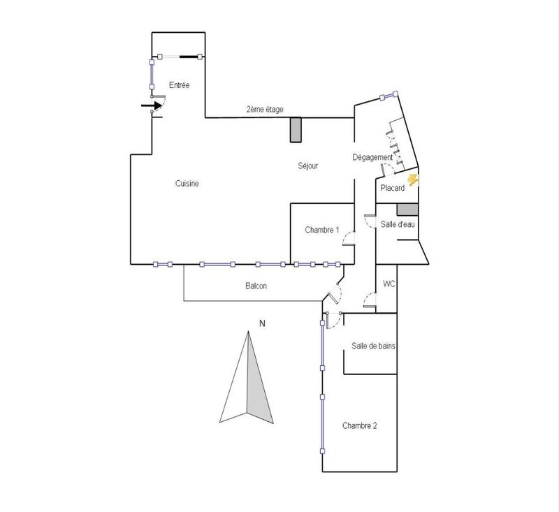 Appartement - 105 m² - 4 pièces