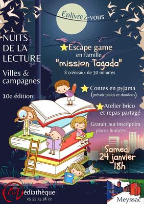 Nuits de la Lecture : 10ème édition Villes et Campagnes