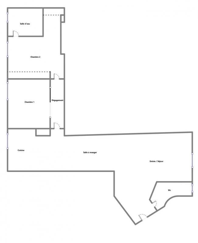 Appartement - 60 m² - 3 pièces