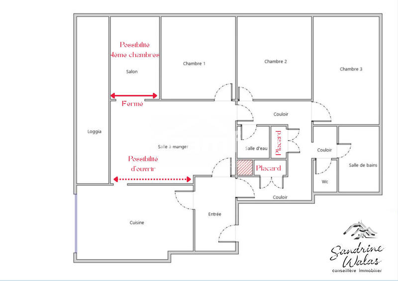 Appartement - 105 m² - 5 pièces