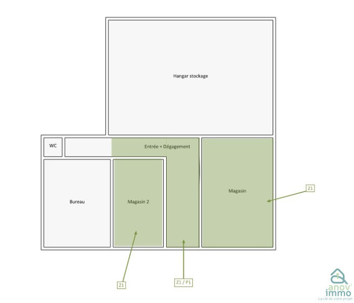 Local commercial - 6 pièces