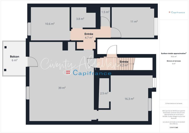 Appartement - 87 m² - 4 pièces