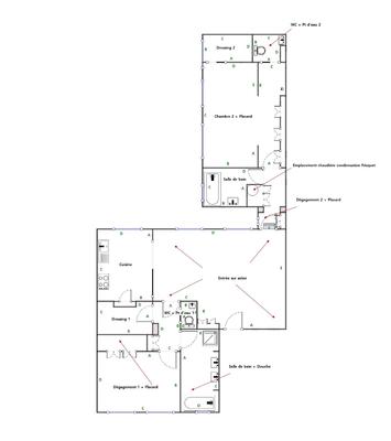 Appartement - 105 m² - 3 pièces