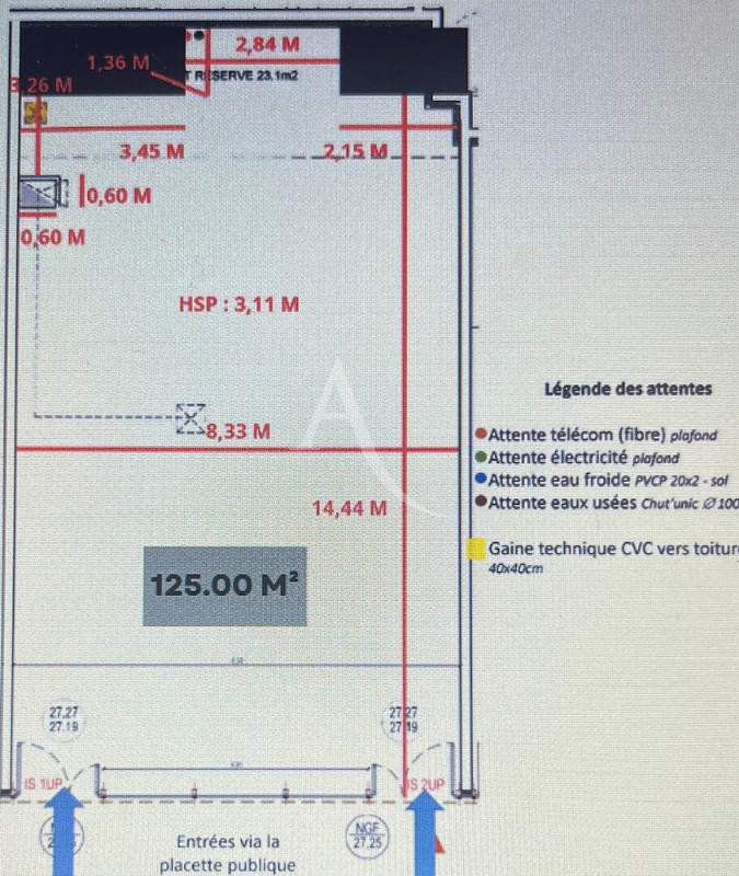 Local commercial - 125 m²