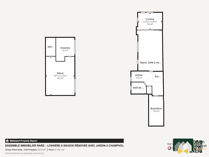 Maison ancienne - 206 m² - 9 pièces