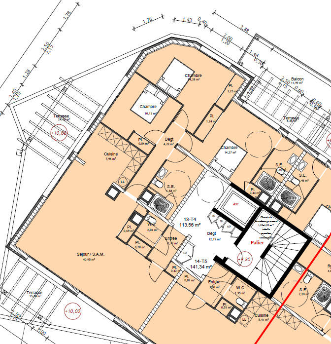 Appartement - 113 m²