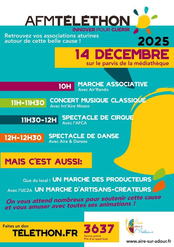 Marché de Noël artisanal et journée Téléthon