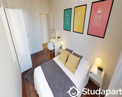 Chambre - 60 m² - 1 pièce