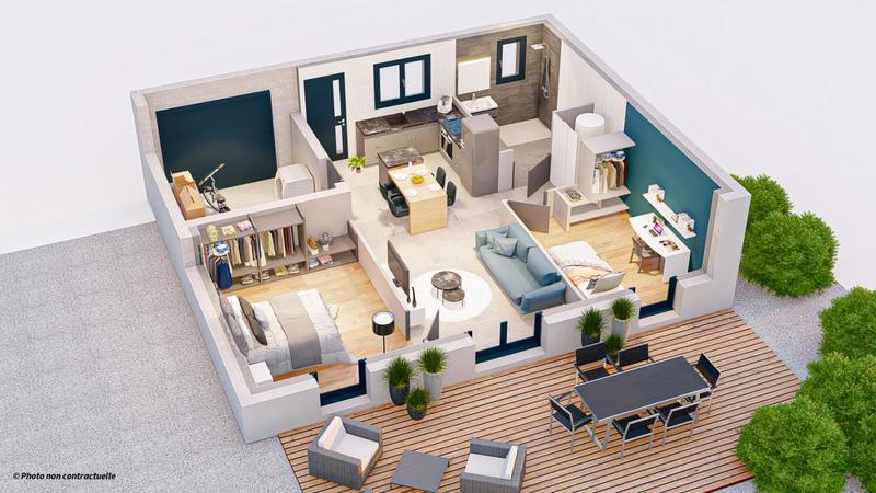 Maison - 52 m² - 4 pièces