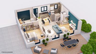 Maison - 52 m² - 4 pièces