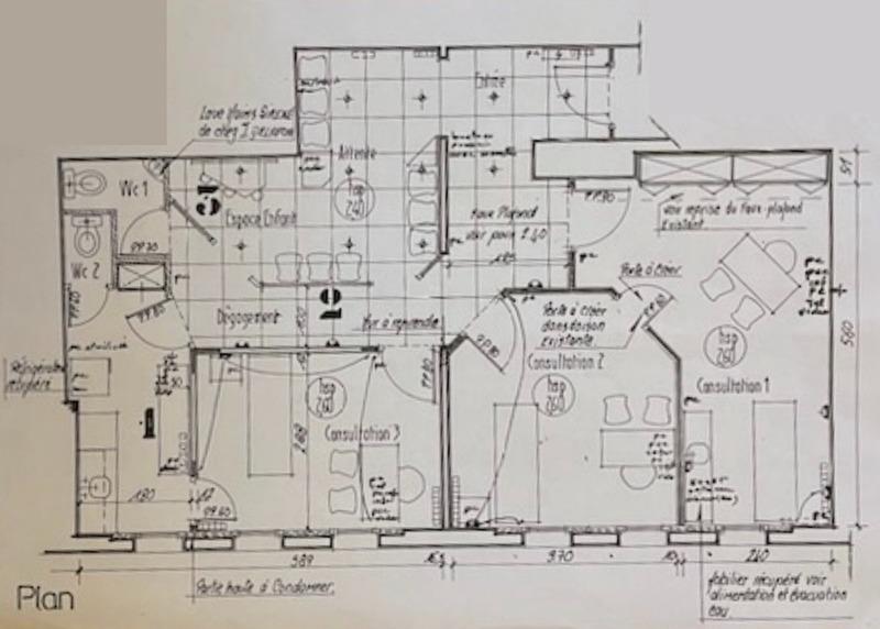 Bureau - 81 m² - 4 pièces