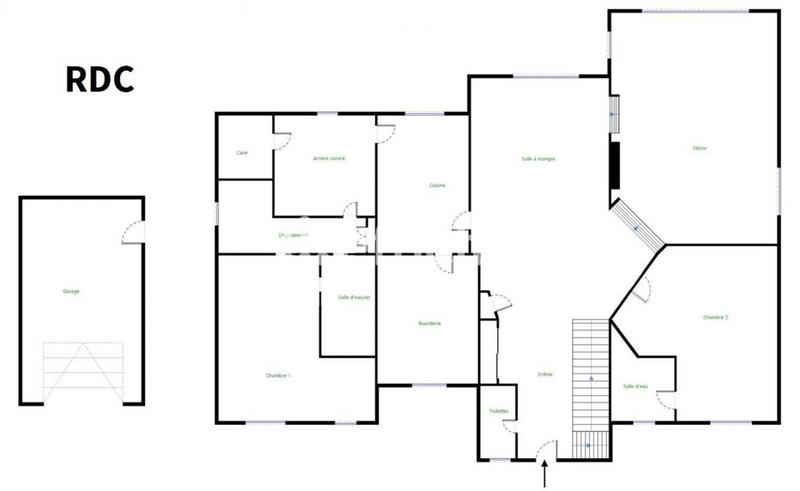 Maison - 232 m² - 11 pièces