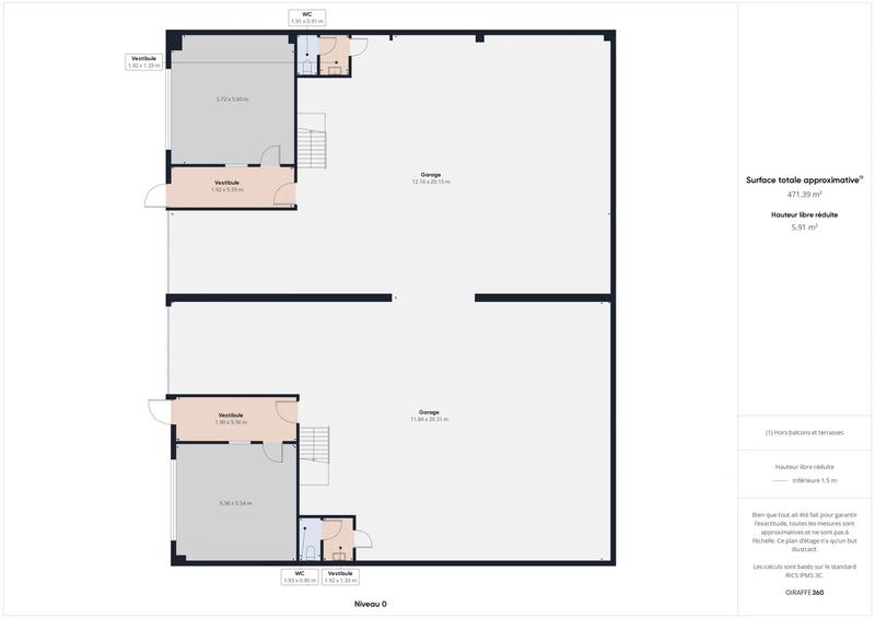 Local d'activités - 573 m²