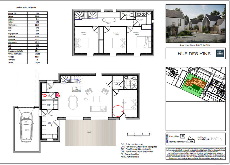 Maison - 127 m² - 6 pièces
