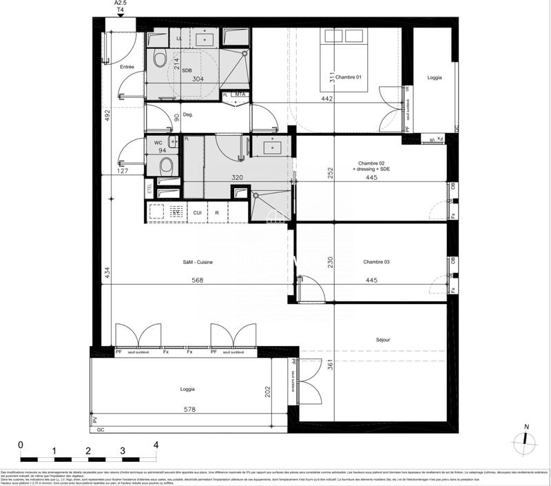 Appartement - 96 m² - 4 pièces