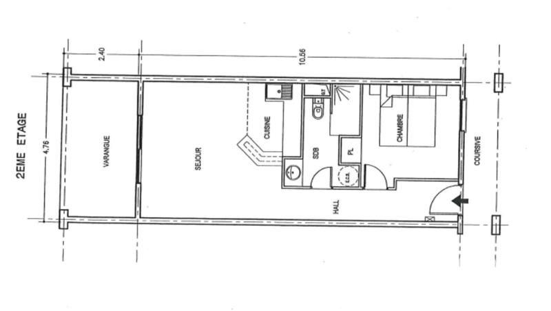 Appartement - 43 m² - 2 pièces