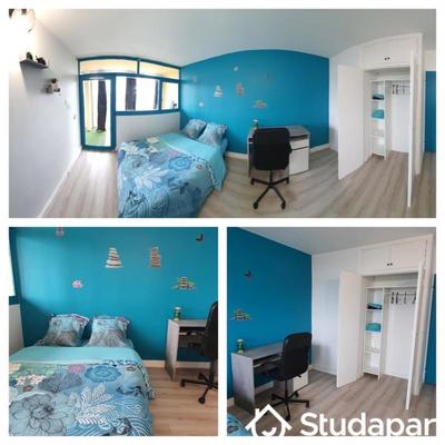 Chambre - 9 m² - 1 pièce