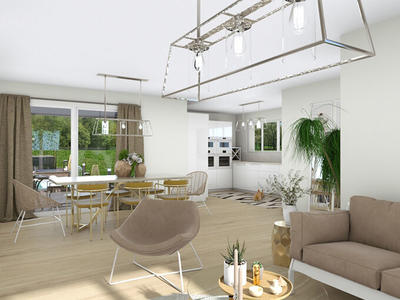 Maison - 92 m² - 4 pièces