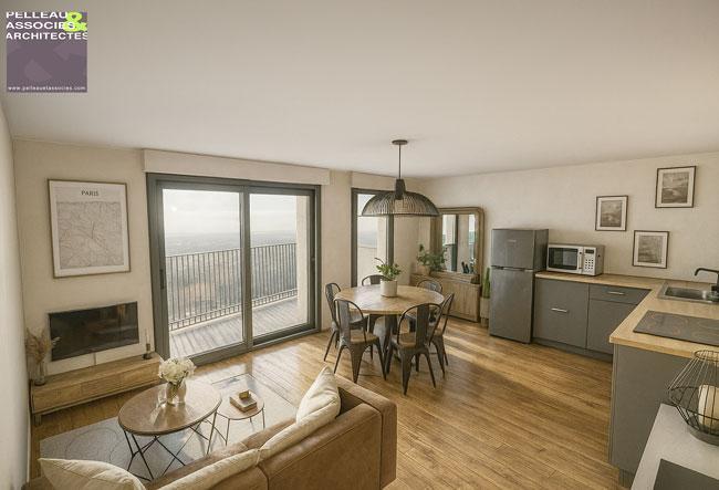 Maison - 63 m² - 3 pièces