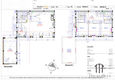 Maison - 91 m² - 4 pièces