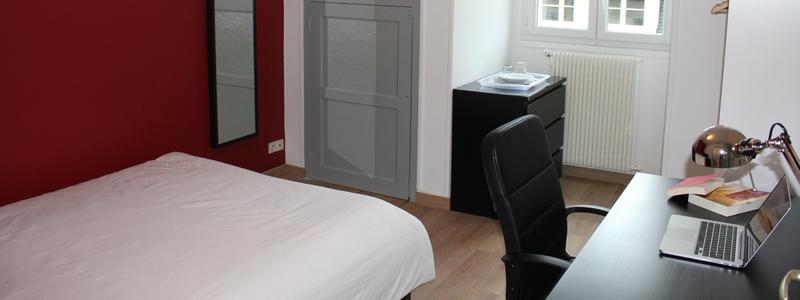 Chambre - 12 m² - 1 pièce