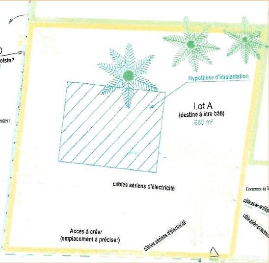 Terrain constructible - 680 m²