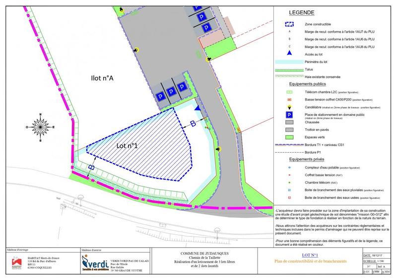 Terrain constructible - 435 m²