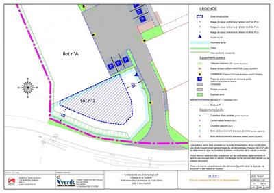 Terrain constructible - 435 m²