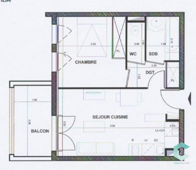 Appartement - 37 m² - 2 pièces