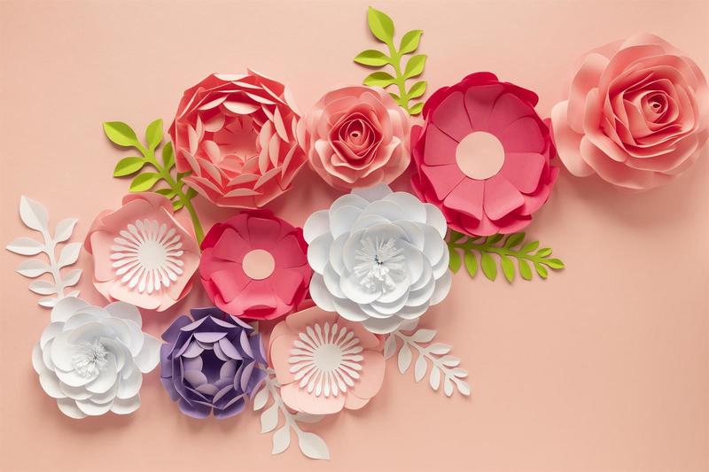 Atelier Créatif - bouquet de fleurs en papiers