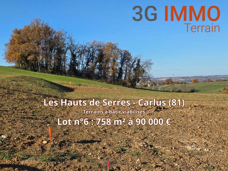 Terrain constructible - 758 m²