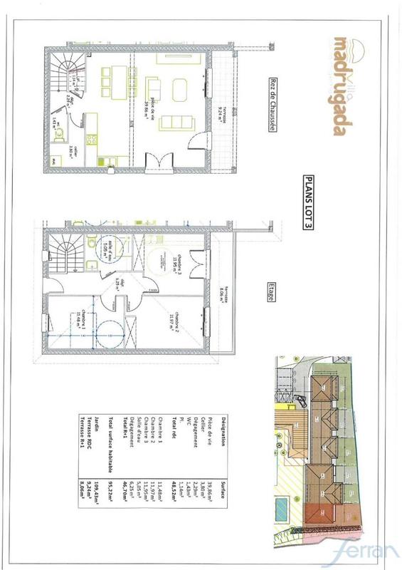 Maison - 95 m² - 4 pièces