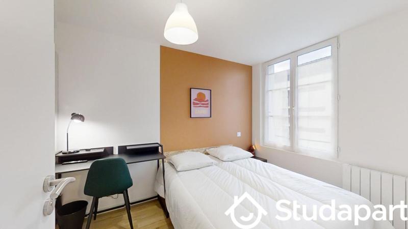 Chambre - 9 m² - 1 pièce