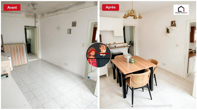 Maison ancienne - 64 m² - 4 pièces