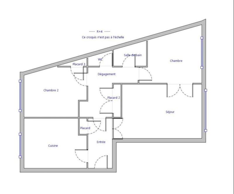 Appartement - 68 m² - 3 pièces