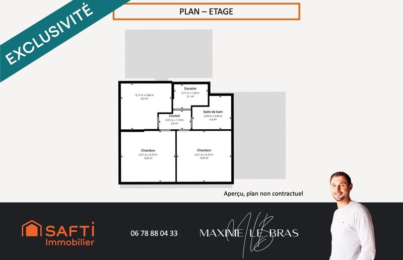 Maison - 92 m² - 4 pièces