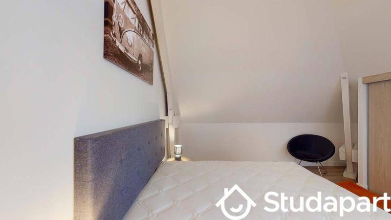 Chambre - 10 m² - 1 pièce