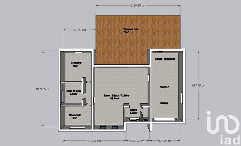 Maison - 100 m² - 4 pièces