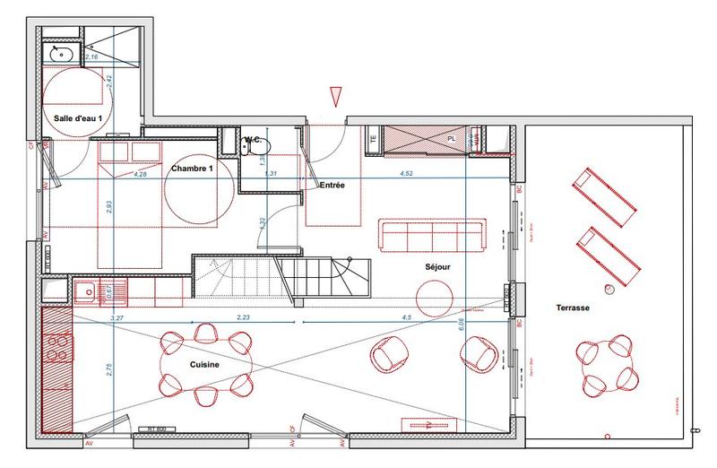 Appartement - 98 m² - 4 pièces