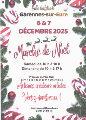 Marché de Noël à Garennes sur Eure