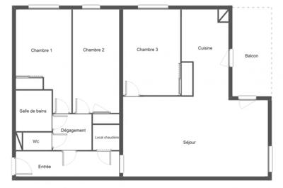 Appartement - 87 m² - 4 pièces