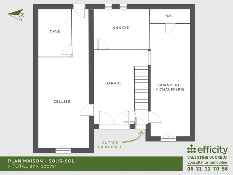 Maison - 101 m² - 5 pièces