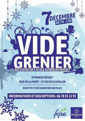 Vide-grenier des élèves de l'école alfred de musset