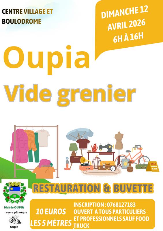 Vide grenier - la serre pétanque