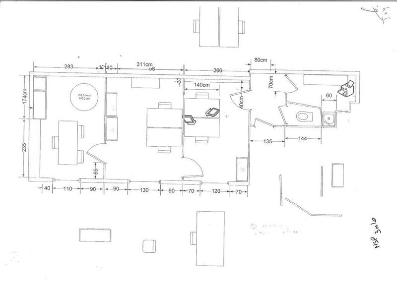 Bureau - 43 m² - 2 pièces