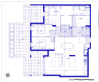 Appartement - 132 m² - 4 pièces