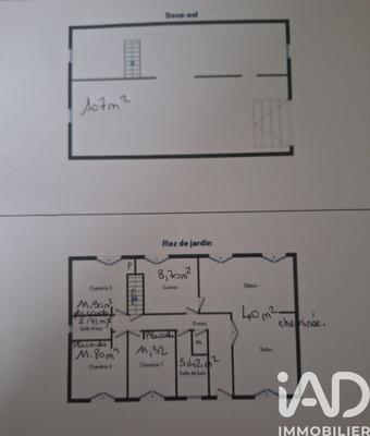 Maison - 108 m² - 4 pièces