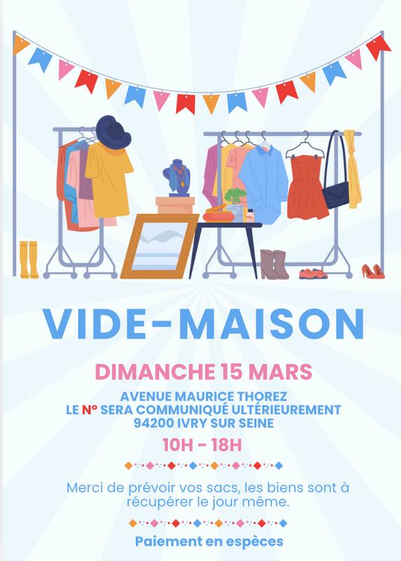 Vide maison à ivry sur seine