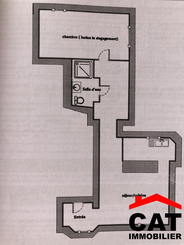 Appartement - 33 m² - 2 pièces