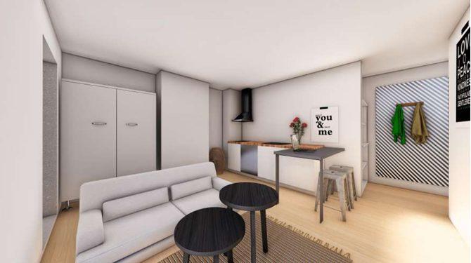 Appartement - 30 m² - 2 pièces